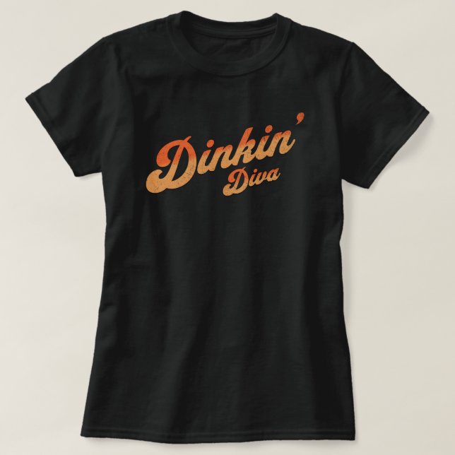 Camiseta Divina do pickleball pickle ball (Frente do Design)