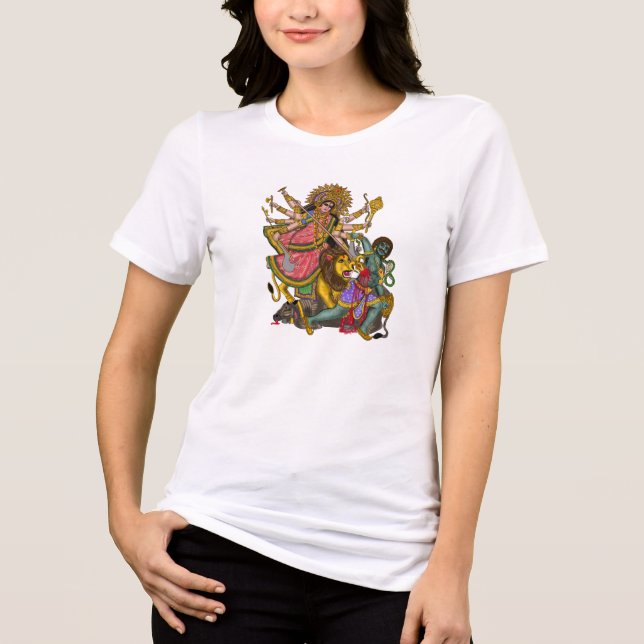 Camiseta Divina Durga Mahishasura (Frente)