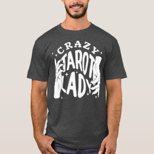 Camiseta Divinação Carro Tarot Lady Crystal Ball Tarot Louc