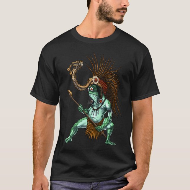 Camiseta Divindade da Mitologia Asteca Cueyatl (Frente)