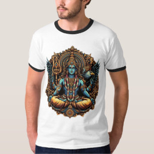 Camiseta Divine Guardian: Vishnu e Garuda"