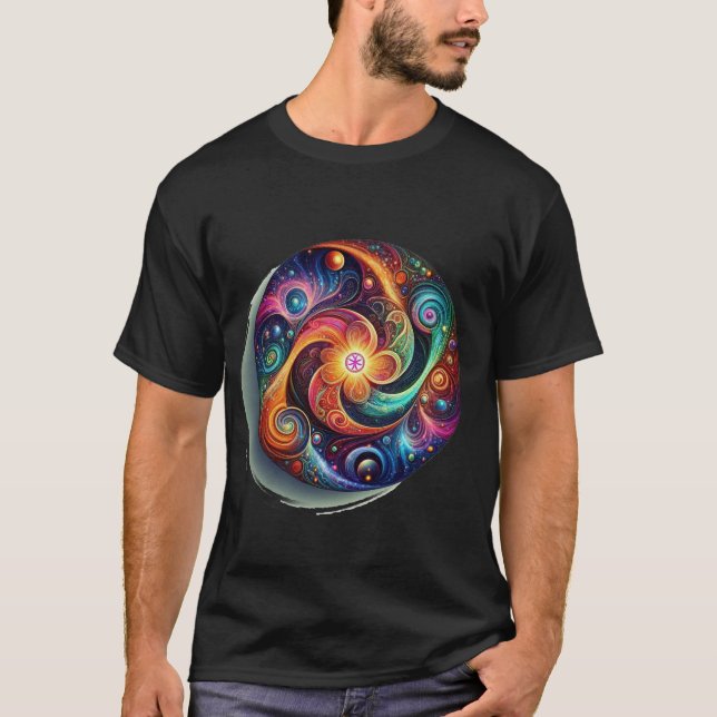 Camiseta Divine Harmony: O ॐ Mandala (Frente)