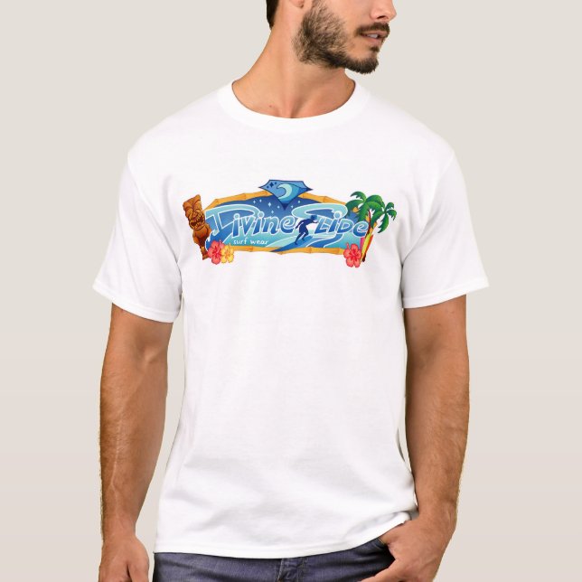 Camiseta Divine o surfista da meia-noite da corrediça (Frente)
