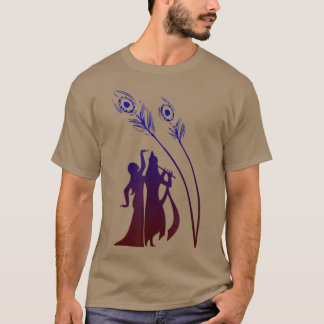 Camiseta Divine Raas Leela Com Radha E Krishna
