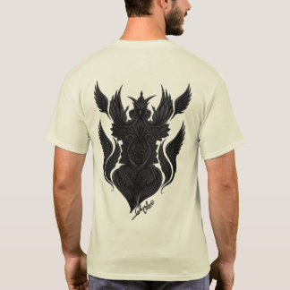 Camiseta Divine Symmetry: Intricate Black & White 