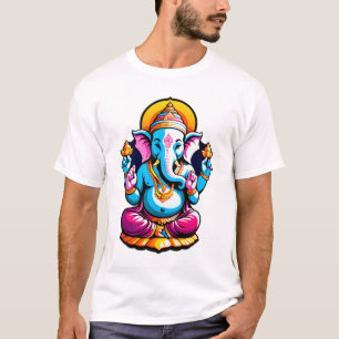 Camiseta Divine Vibrance - Lord Ganesha