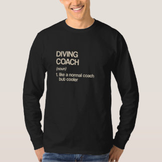 Camiseta Diving Coach Definition  Diver Humor Scuba Diving 