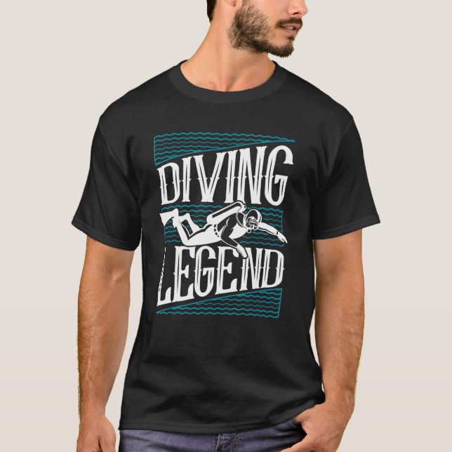 Camiseta Diving Legend Sport Diving Underwater Technical Sc (Frente)