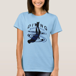 Camiseta Diving Makes Free - Taucherlogo