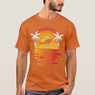Camiseta Diving sport shirt retro sunset 70s vintage diving
