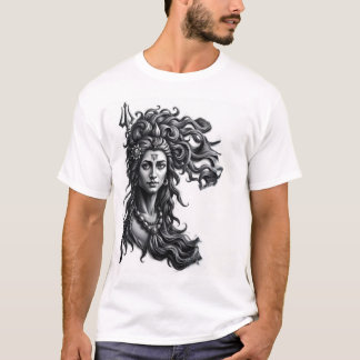 Camiseta Divino: Arte do Carvão Shiva