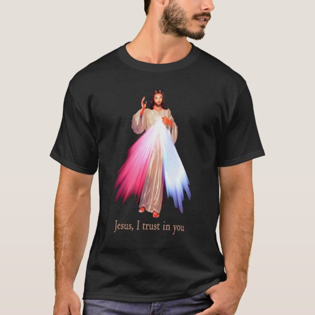 Camiseta Divino Compaixão Jesus Eu Confio Em Você (Frente)