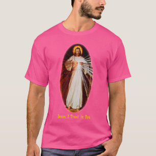 Camiseta Divino Compaixão Jesus Eu Confio Em Você