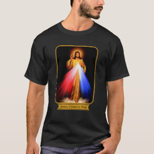 Camiseta Divino Compaixão Jesus Eu Confio Em Você Católico