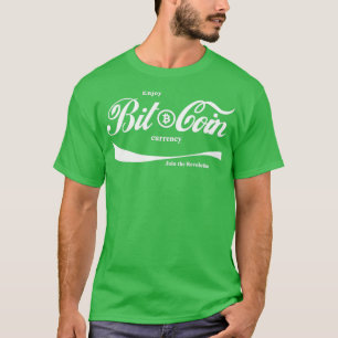 Camiseta Divirta-Se À Moeda Bitmoney Juntando-Se À Revoluçã