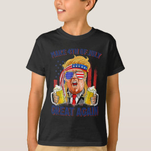 Camiseta Divirta-Se Com O Excelente De 4 De Julho Novamente