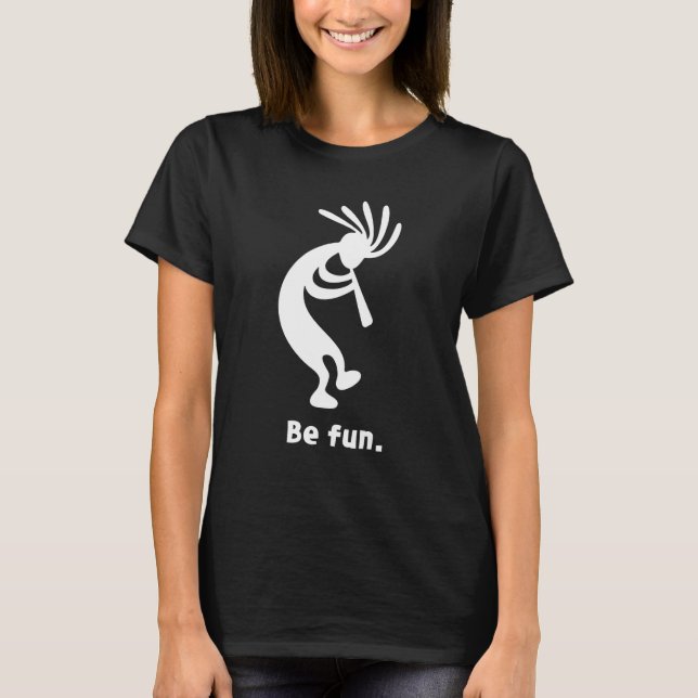 Camiseta Divirta-se dançando Kokopelli sudoeste nativo amer (Frente)