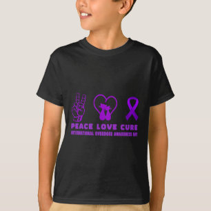 Camiseta Divirta-se Paz Amor Cura Sobredosagem Suporte à Co