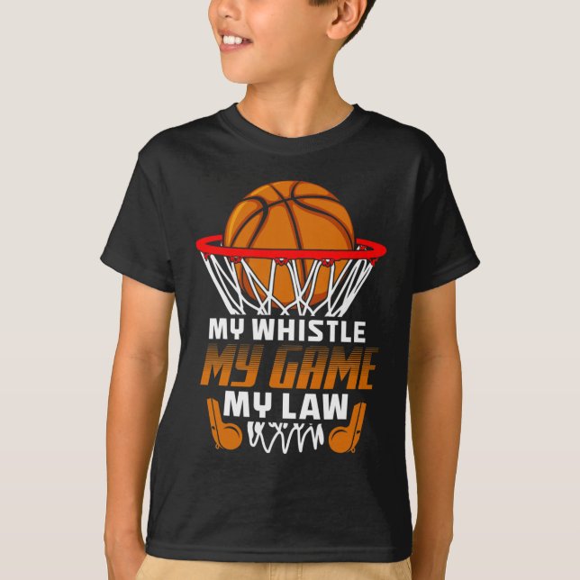 Camiseta Divirta-se Referendo Citações Presente I Hoops Ref (Frente)