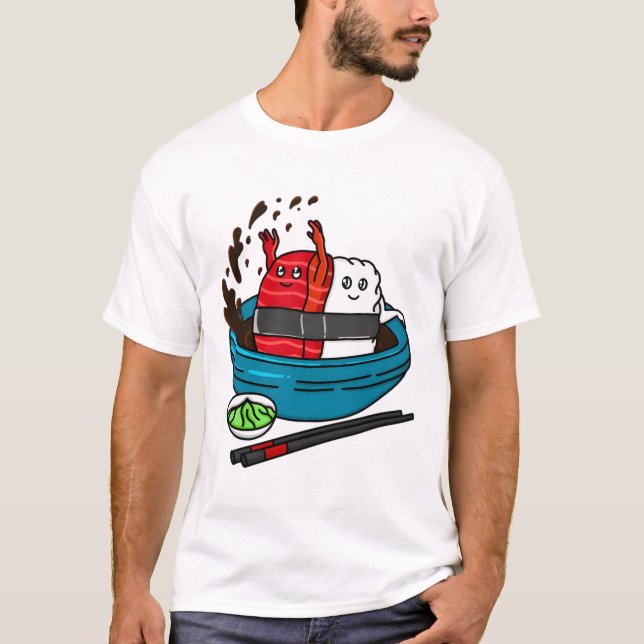 Camiseta Divirta-Se Tuna Sushi (Frente)