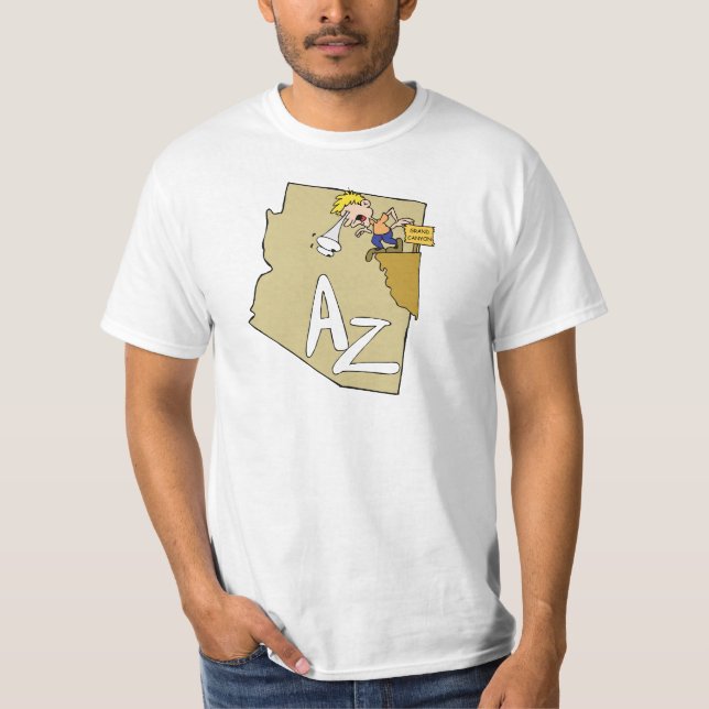 Camiseta Divisa da arte dos desenhos animados do mapa & do (Frente)