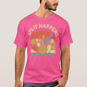 Camiseta Divisão Acontece Boliche- Pai Divertido Mulheres H
