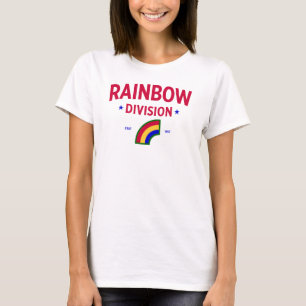 Camiseta Divisão Arco-íris - 42ª Divisão de Infantaria Mulh