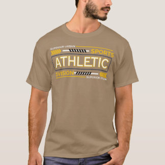 Camiseta Divisão atlética esportiva garota vintage