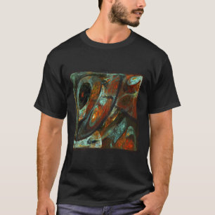 Camiseta Divisão de Abstrato de Tempo