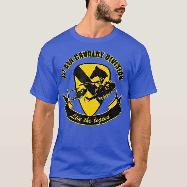 Camiseta Divisão de Cavalaria de Ar de 1rua (Frente)