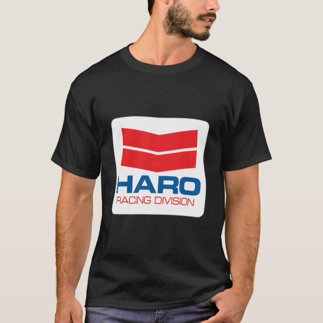 Camiseta Divisão de Corrida Haro Bmx Vermelho Branco (Frente)