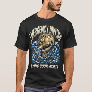 Camiseta Divisão de Emergência Salvando Seu Encanador de Pr