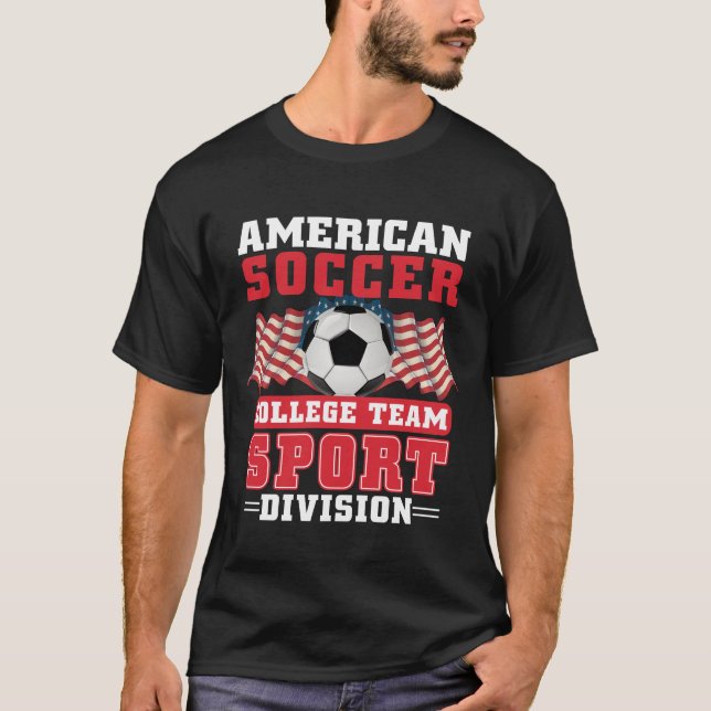 Camiseta Divisão de Esporte da Equipe de Futebol Americana (Frente)