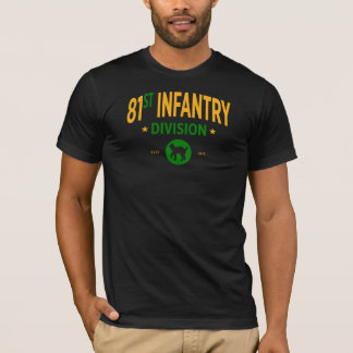 Camiseta Divisão de Infância da rua 81 - Militar dos EUA