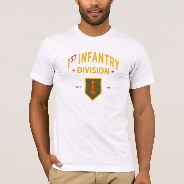 Camiseta Divisão de Infância de 1ruas - Militar dos Estados (Frente)
