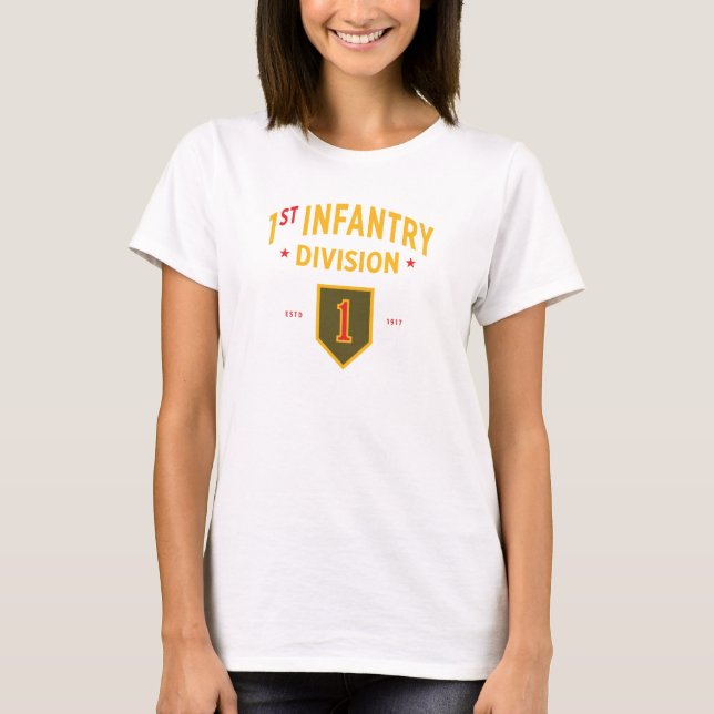 Camiseta Divisão de Infância de 1ruas - Militar dos Estados (Frente)