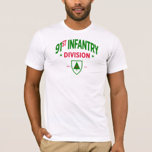 Camiseta Divisão de Infantaria da rua 91 - Divisão Oeste Se