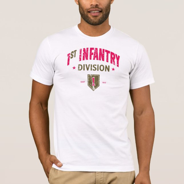 Camiseta Divisão de Infantaria de 1rua "Big Red One" (Frente)