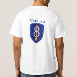 Camiseta Divisão de Infantaria de 8.º BI do exército, fo