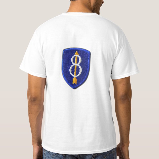 Camiseta Divisão de Infantaria do Exército 8.º ID, Fortalez (Verso)