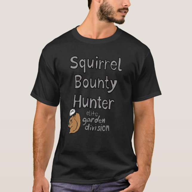 Camiseta Divisão de Jardinagem Elite Hunter do Esquilo (Frente)