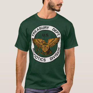 Camiseta Divisão de Narcóticos do Departamento do Tesouro d