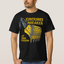 Camiseta Divisão de Obras de Terraplenagem da Ground Breake