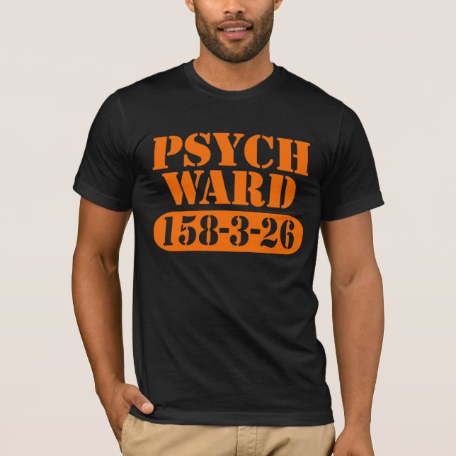 Camiseta Divisão de Psych engraçada (Frente)