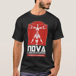 Camiseta Divisão de Robótica da Vintage Nova Laboratories