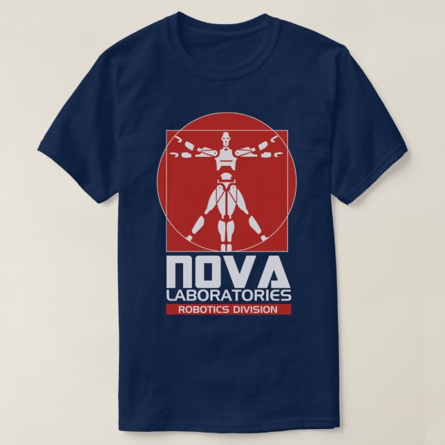 Camiseta Divisão de Robótica Nova Laboratories (Frente do Design)