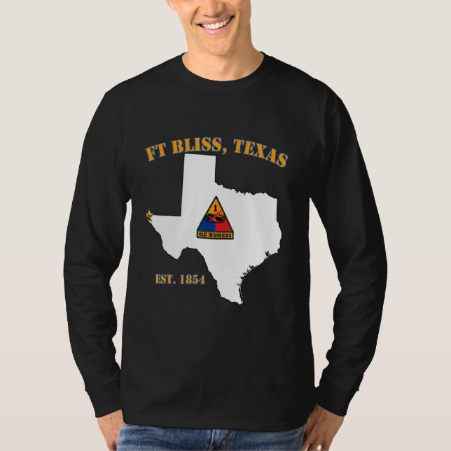 Camiseta Divisão de ruas Armadas da Base Militar 11 Fort Bl (Frente)