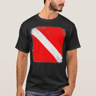 Camiseta Divisão de Sinalizador de unidade SCUBA Divemaster