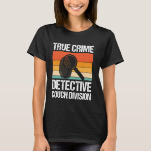 Camiseta Divisão de Sofá de Detetive de Crime Verdadeiro