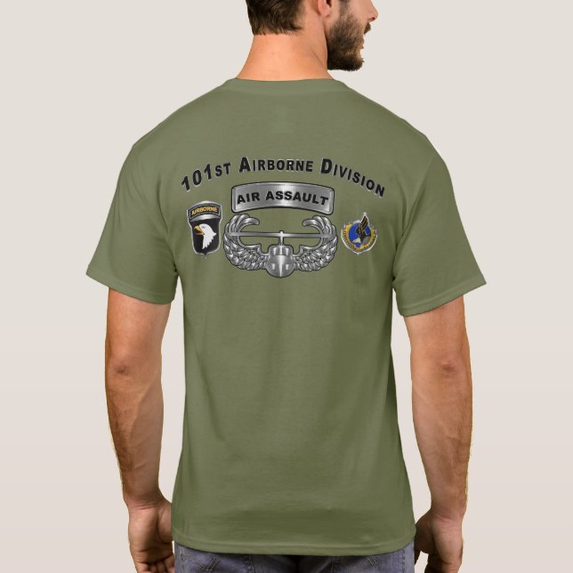Camiseta Divisão de Transporte Aéreo de ruas 101 (Verso)